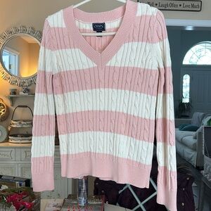 Chaps cable knit sweater